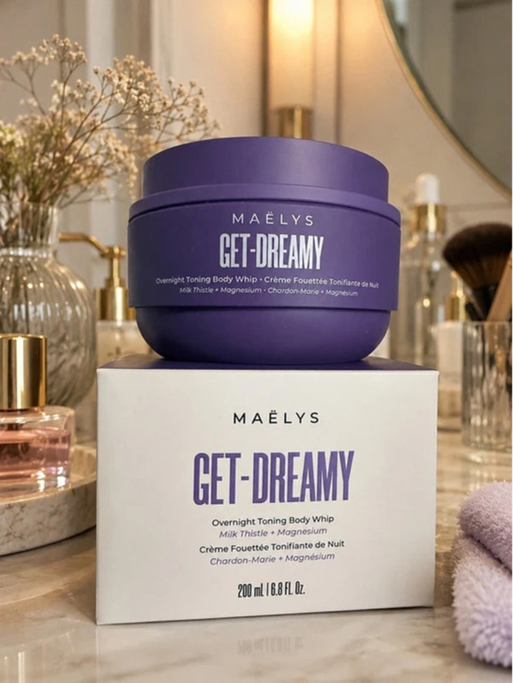 MAËLYS GET-DREAMY Overnight Toning Body Whip – 6.8 oz – Brand New in Box